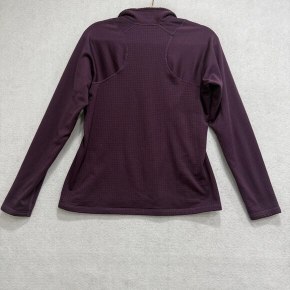 Patagonia R1 Fleece Pullover Womens Medium Purple Quarter Zip Base Layer Top - Picture 9 of 10
